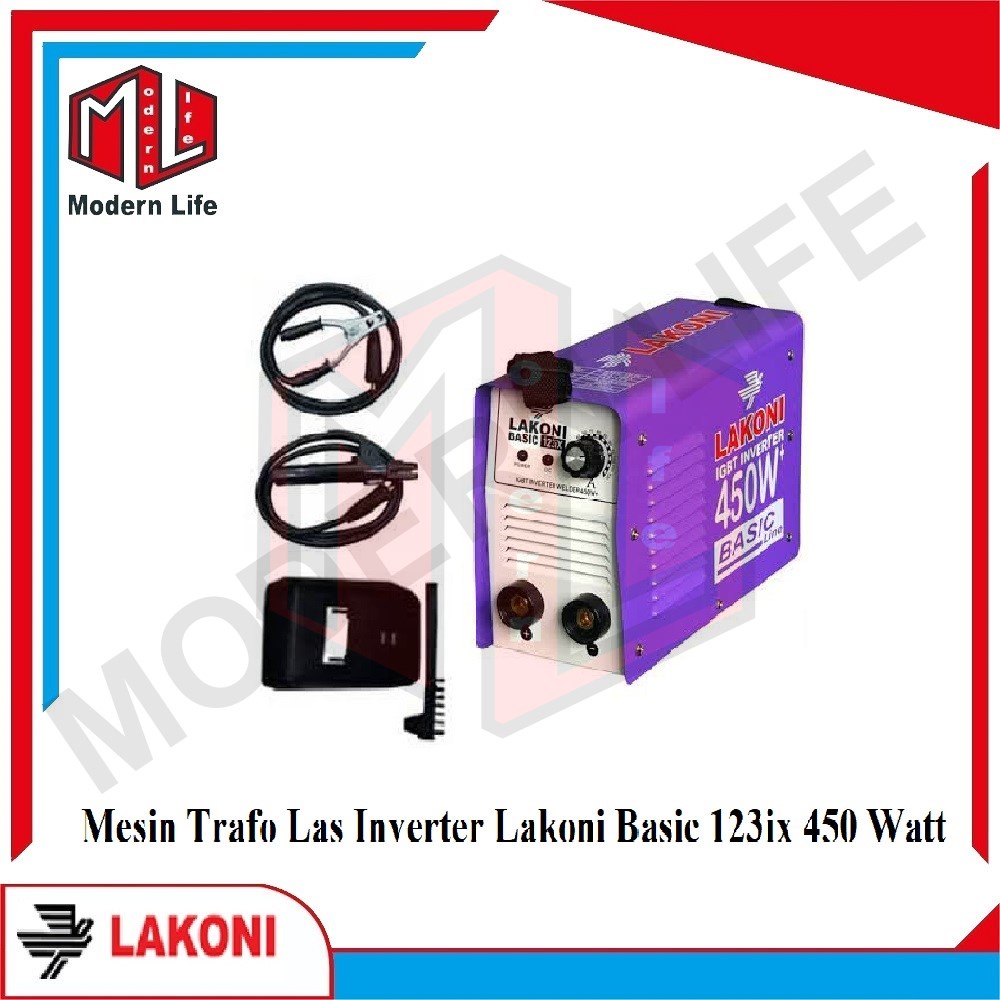 Mesin Travo Las Listrik Inventer 450 Watt Lakoni Basic 123 IX / 123IX