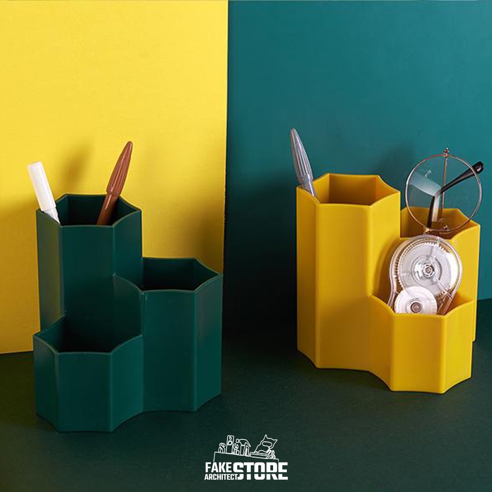 

Holder Organizer 3 Slot Multi Function Tempat Pensil, Make Up, Alat Dapur SAMONO kok