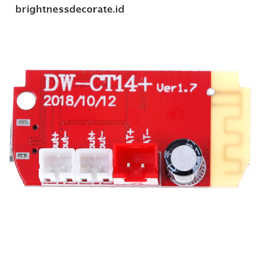 Modul Power Amplifier Stereo Bluetooth 5w Ct14 Micro 4.2 Dengan Charger