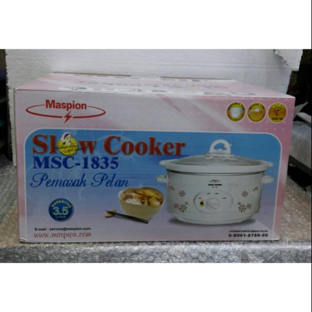 MASPION MSC 1835 SLOW COOKER PEMASAK PELAN / Slow cooker 3,5 Liter