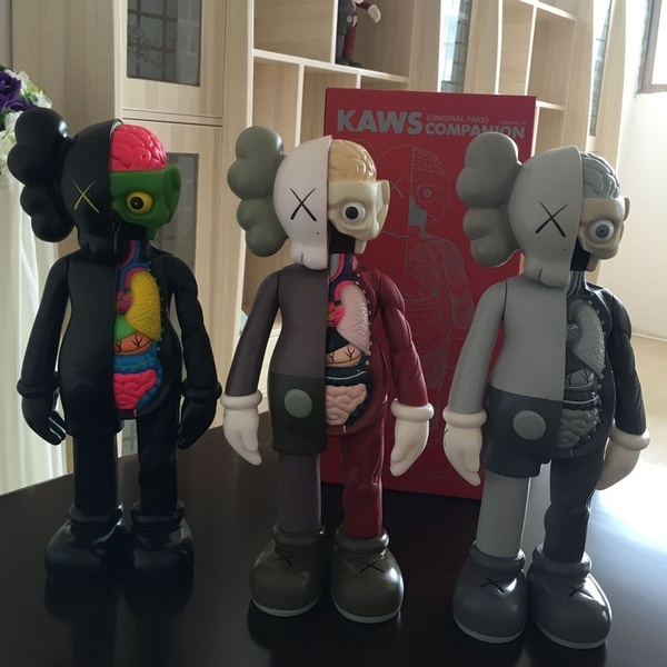 【New】20CM KAWS COMPANION Flayed Open Dissected BFF PVC Figures Toys