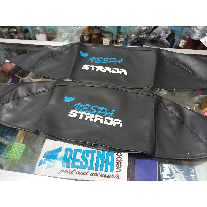 cover sarung tepong vespa strada kualitas bagus model nos