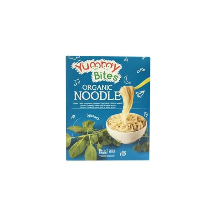 

Terlaris# Organic Noodles Yummy Bites Spinach 200G