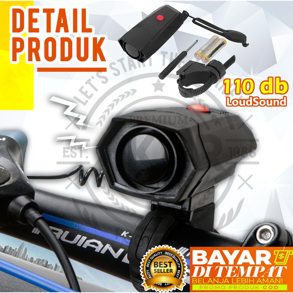Klakson Sepeda Elektrik - Bel Sepeda Elektrik 110db