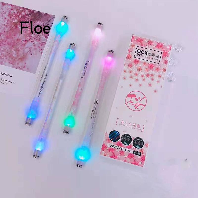 Fl FL Pen Putar Luminous Warna-Warni Untuk Pemula