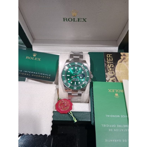 Jam tangan Automatic Rolek Submariner Hulk/ Starbuck  40mm full set