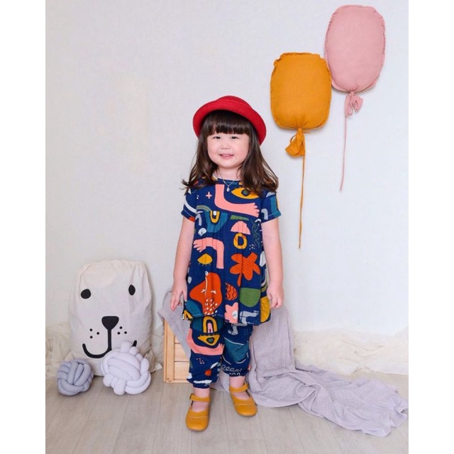 ONESET SHIREN BBC Kids Wear | Baju Anak | Tunik Set Celana