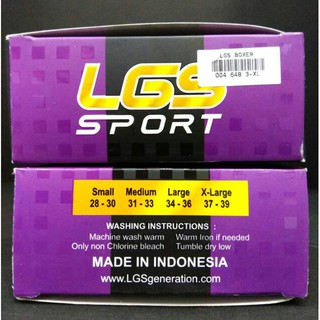  Celana  dalam  Boxer LGS  SPORT  648 ISI 3 Shopee Indonesia