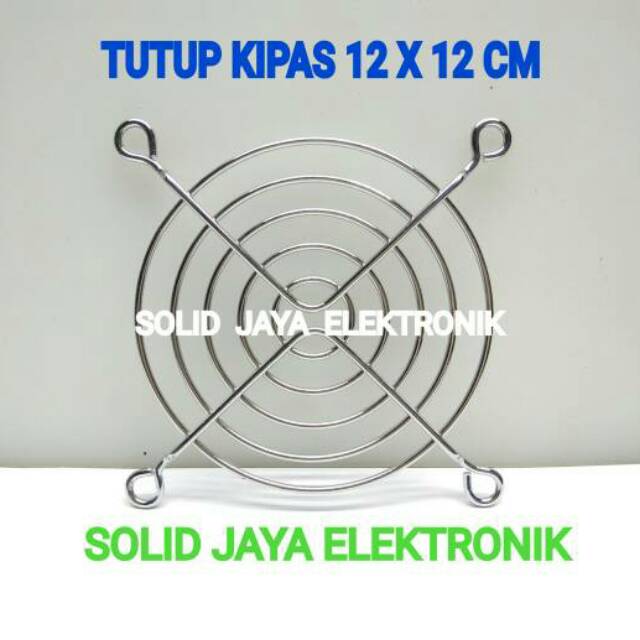 TUTUP KIPAS 12X12 CM RAM KIPAS  FAN 12X12 CM GRILL KIPAS 12X12 CM COVER BESI KIPAS 12X12 CM