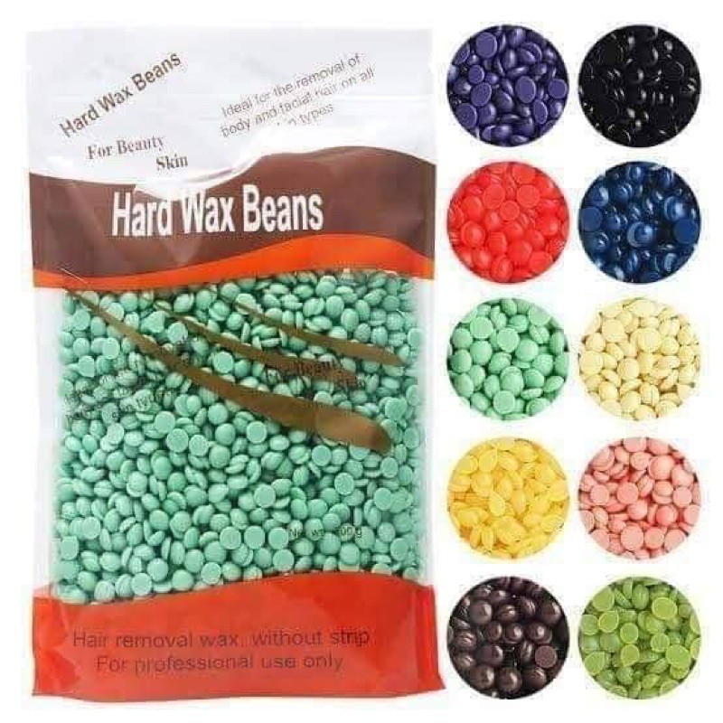 Hard wax brazillian 100 gr / hardwax 100gr gram painless perontok bulu painless wax bead bean