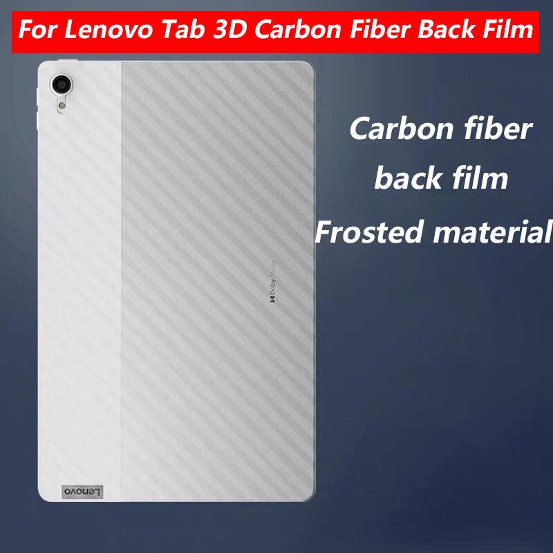 Stiker film hydrogel film Belakang Tablet Lenovo Tab P11 Plus Pro Bahan Serat Karbon Tahan Goresan Tahan Keringat P11