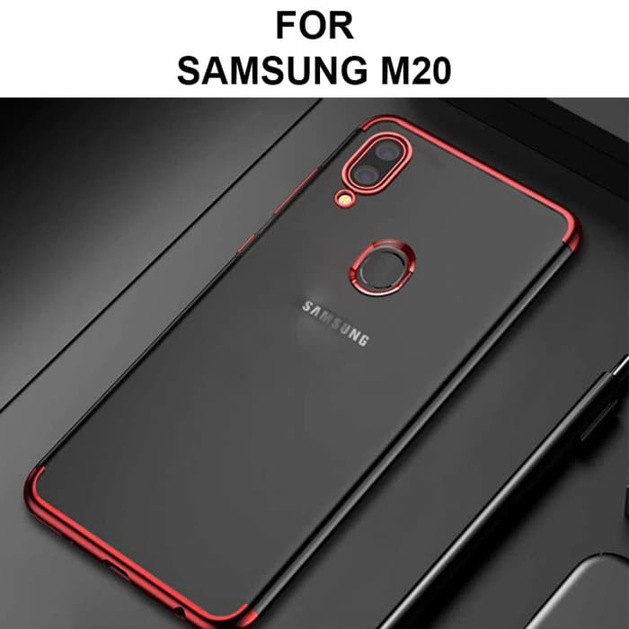 Tpu plating case Samsung M20 / case hp / soft case Samsung M20 / hard case Samsung M20