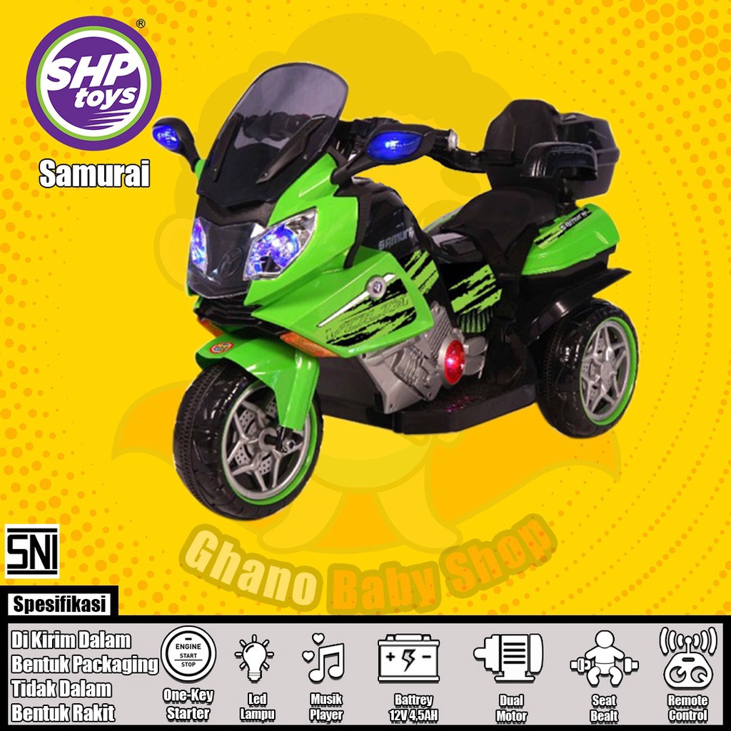 MOTOR AKI ANAK NEW SAMURAI DENGAN MENGGUNAKAN REMOTE