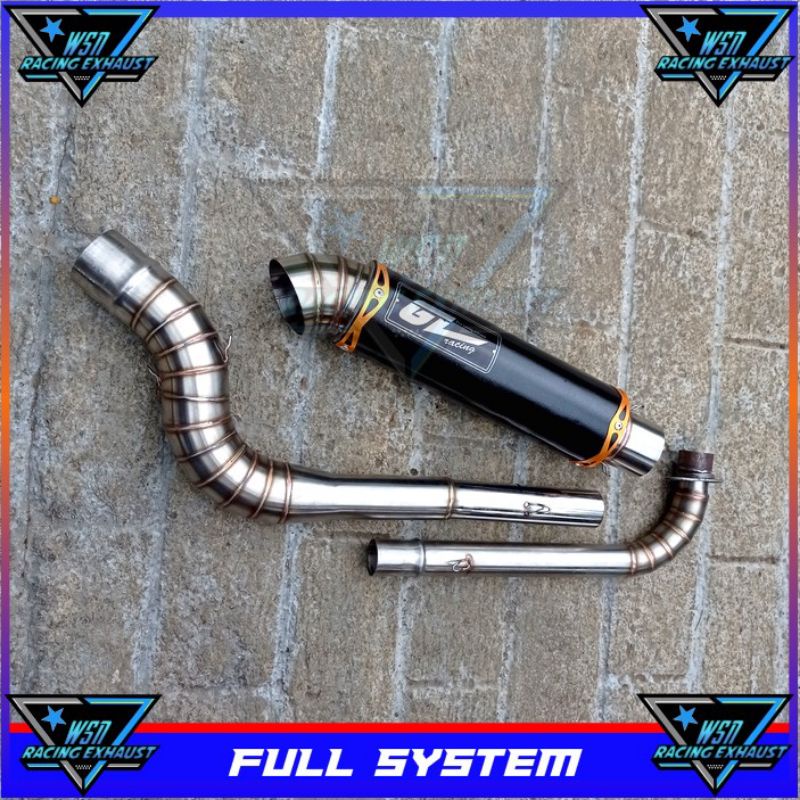 GL EXHAUST EX5/EX5 DREAM/EGO/WAVE 100/ WAVE 115 32MM MUFFLER EKZOS GL