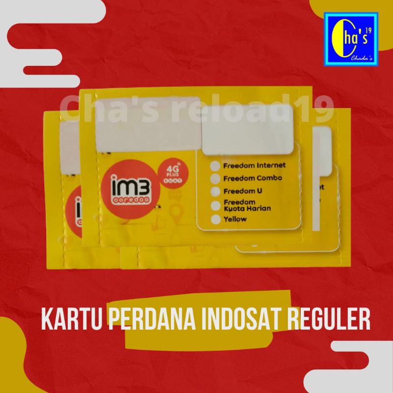 SP KARTU PERDANA INDOSAT/IM3 REGULER NASIONAL PULSA 0K Exp Febtuary 2023