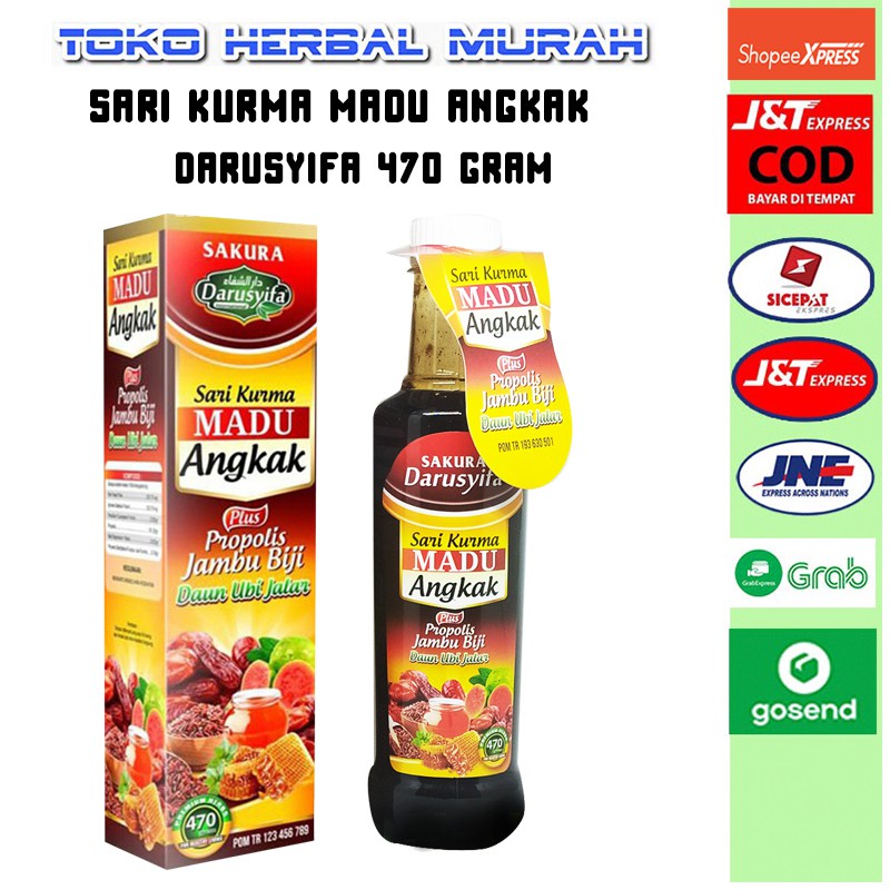 

Sari Kurma madu Angkak Darusyifa Plus Propolis dan Jambu Biji Merah 470gr