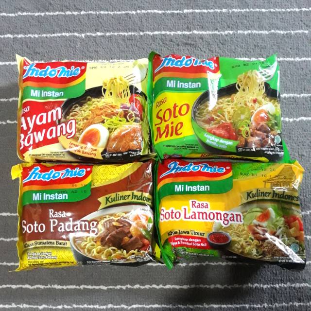 

INDOMIE KUAH (Ayam Bawang, Soto Mie, Soto Padang, Soto Lamongan)