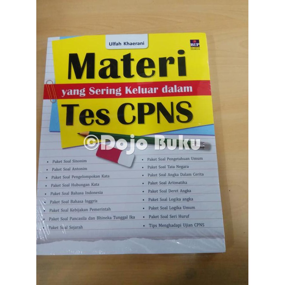 Buku Materi Soal Yang Sering Keluar Dalam Tes Cpns Oleh Ulfa Khaerani Shopee Indonesia