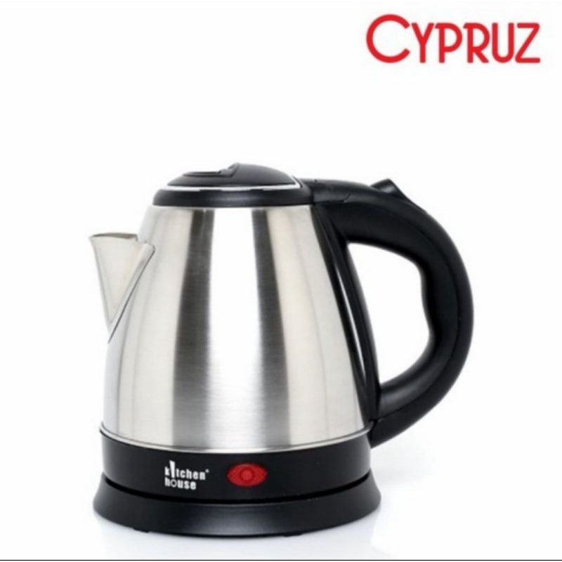 Cypruz Teko Listrik Stainless 1,2 Liter - Teko Listrik Cypruz TL-0180 - TEKO LISTRIK