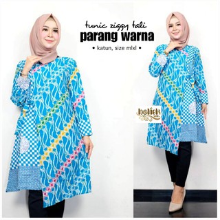 Tunic Ziggy Tali Parang Warna Tunik Batik Cantik  Warna 