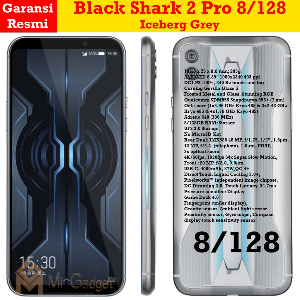 Blackshark 2 Pro Black Shark 2 Pro 8/128 Garansi Resmi 1