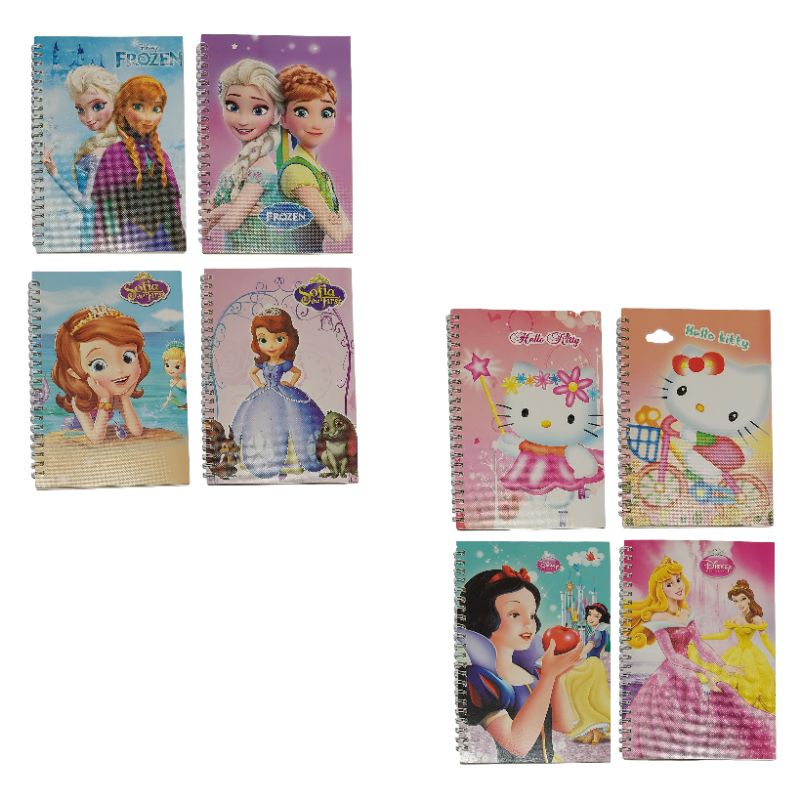 

BUKU DIARY NOTEBOOK SPIRAL KARTUN FANCY SEDANG A5