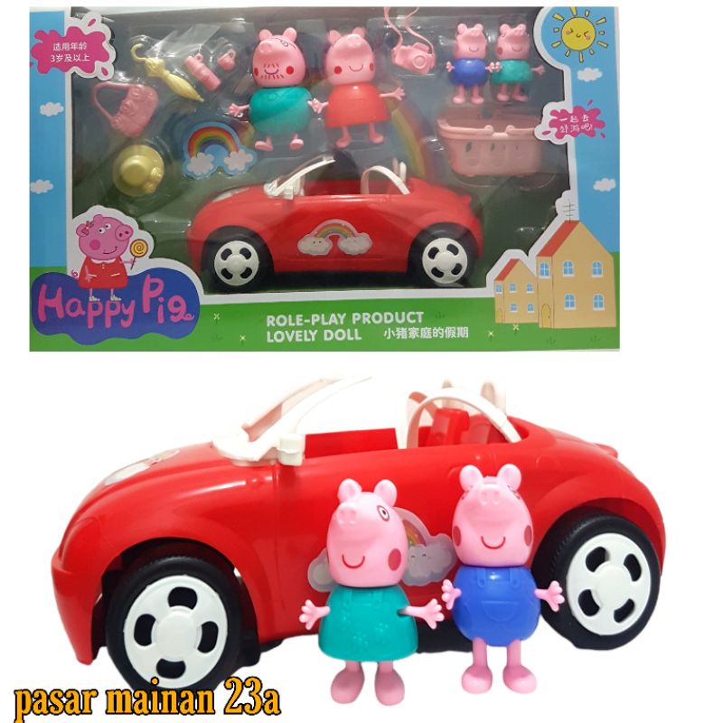 Mainan Anak Peppa Pig Piggy's Set 25 Hiasan figure peppa pig Rumah Rumahan peppa pig