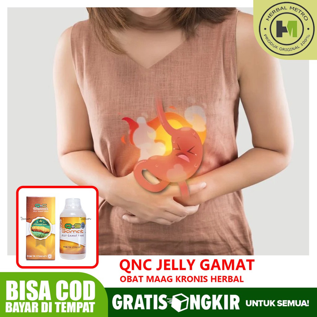 

Obat Maag Kronis - Asam Lambung - GERD - Gastritis - Tukak Lambung Herbal Aman Qnc Jelly Gamat