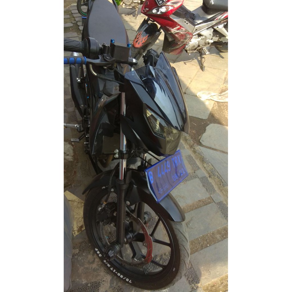 VISOR MODIFIKASI SATRIA FU FI INJEKSI TRANSFORMER FREE ONGKIR SHOPEE Shopee Indonesia