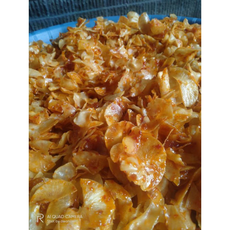 

Keripik Singkong Pedas Manis uk. 900gr