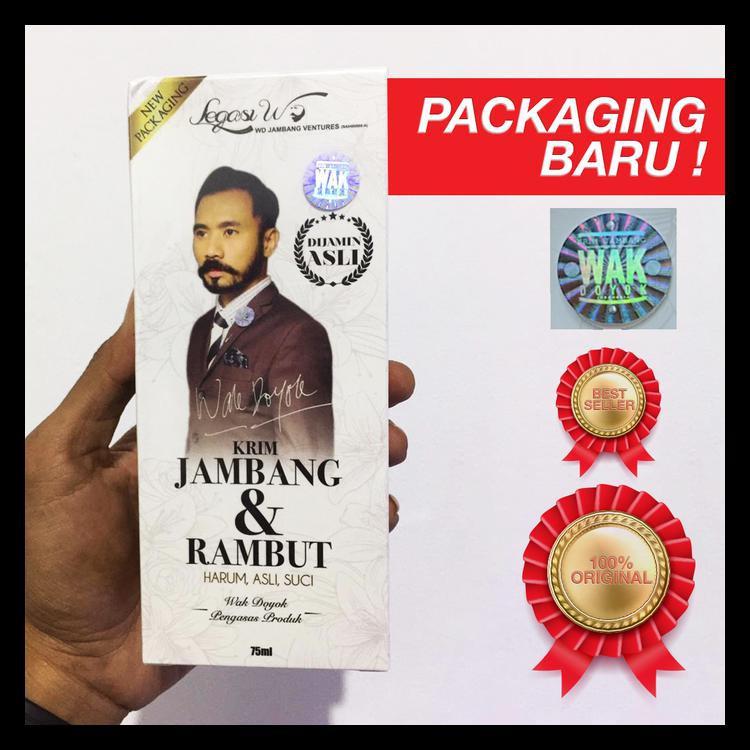 KRIM PENUMBUH RAMBUT DAN JAMBANG KRIM WAK DOYOK ORIGINAL