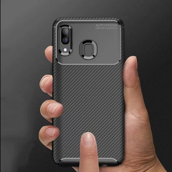 Case Carbon Sockproof Xioami Poco Phone F1 Softcase