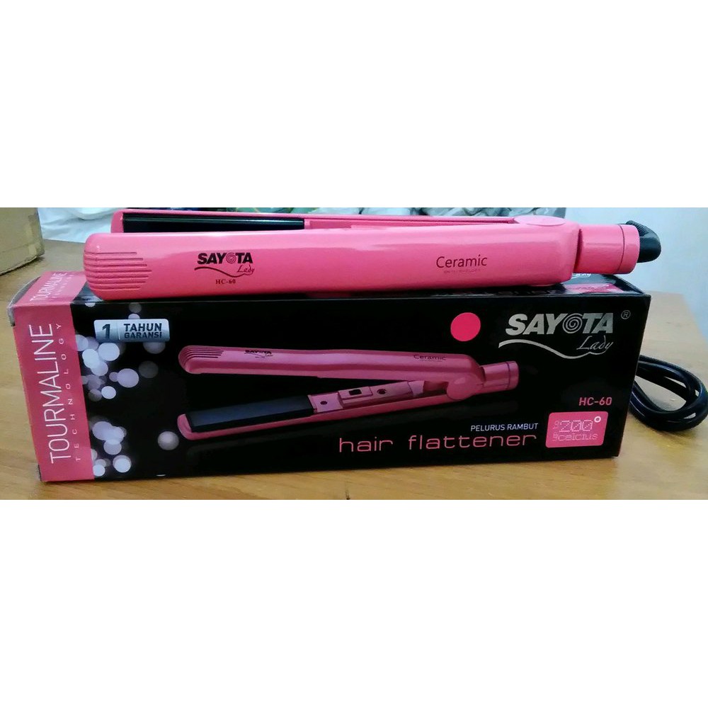 Catok Rambut Sayota HC 60 Catokan pelurus rambut