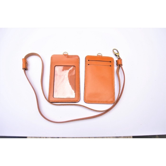 

Berkualitas Id Card Name Tag Holder Model Polos Cokelat Bagus