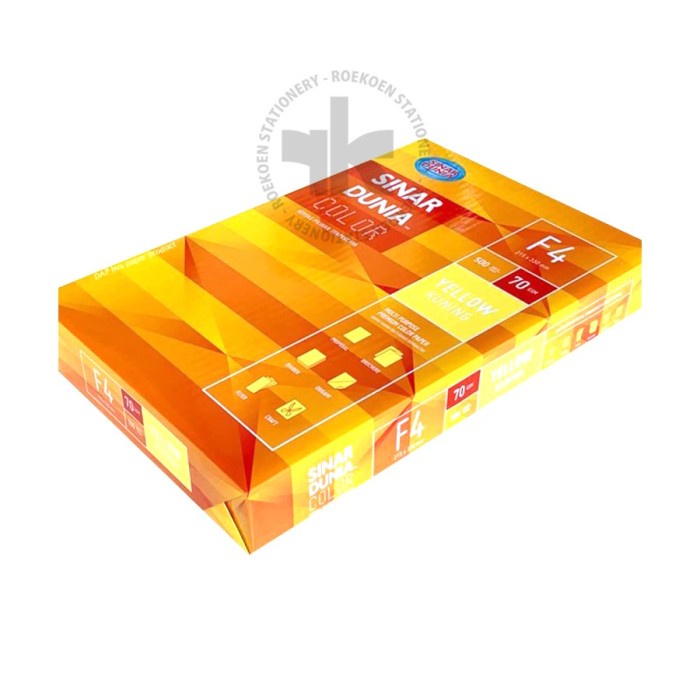 

Promo Kertas HVS Sidu Kuning Yellow 70 F4 kl
