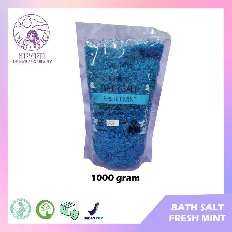 

Bath Salt Fresh Mint 1kg Narwastu
