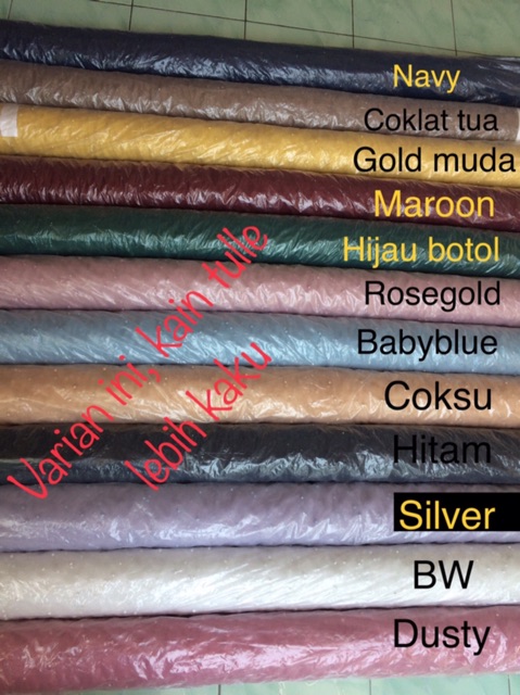 Kain tulle mutiara/tulle mutiara glitter