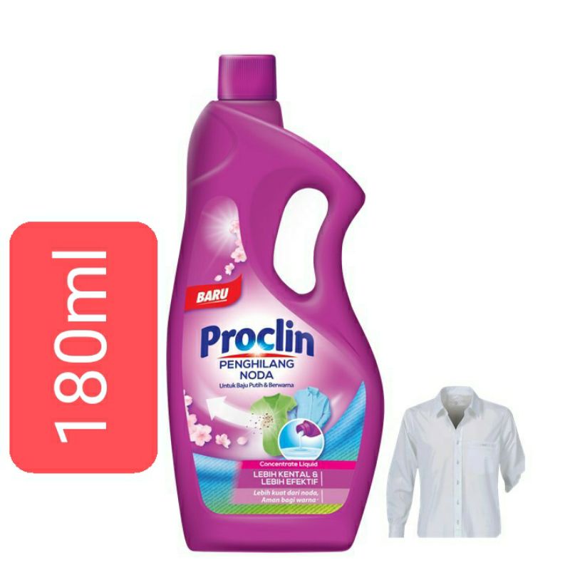 proclin penghilang noda 400ml proclin warna proclin pemutih proclin saset proclin penghilang noda 180ml proclin botol 400ml proclin pouch 400ml
