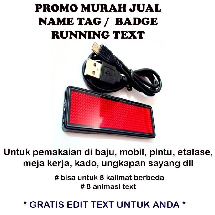 

Digital Name Tag Led Portable Murah Dan Bagus Untuk Segala Keperluan Terlaris