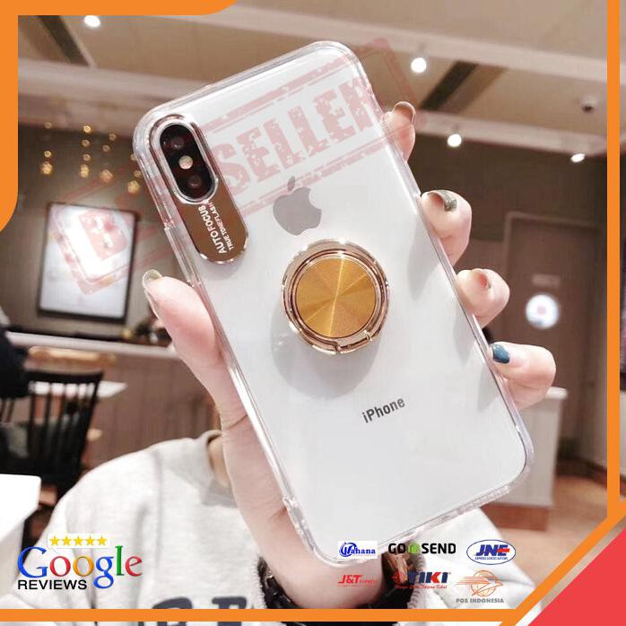 ACC HP VIVO Y91 Y93 Y95 INVISIBLE CRYSTAL MAGNET RING CASE