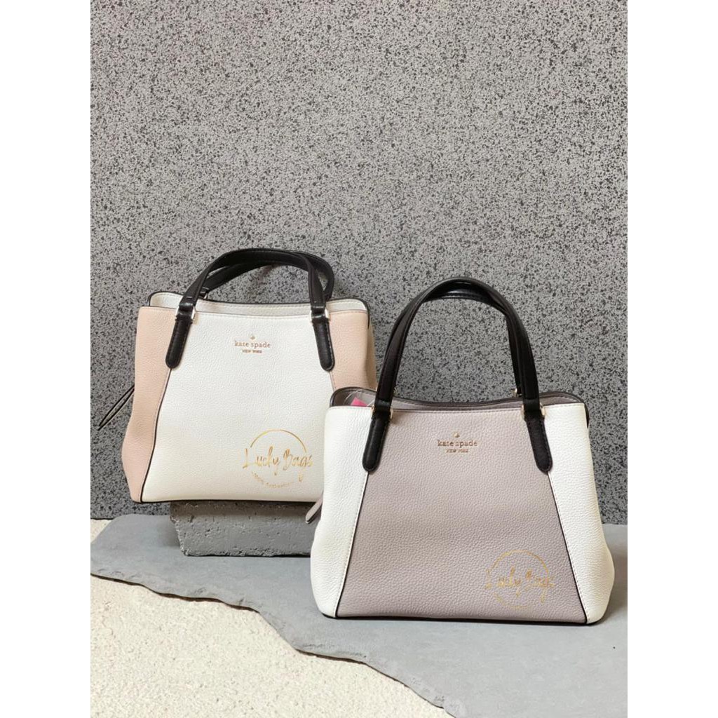 tas ks original/kate spade medium triple compartment satchel jackson