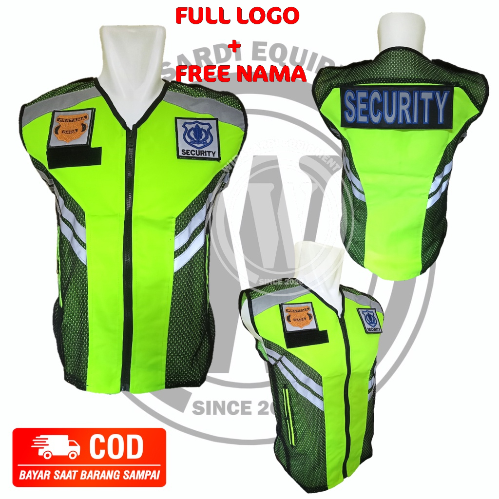 ROMPI TASLAN SECURITY,SATPAM,SAFETY,TAURING Rompi SECURITY vest POLISI/DISHUB/terlaris TASLAN terbaru Bisa COD