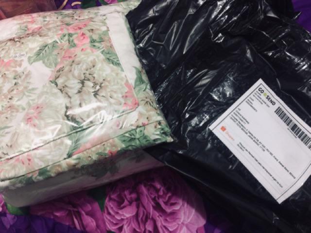 Set Bedcover Komplit | Katun Lokal Premium | Ukuran Double (140,160,180,200)