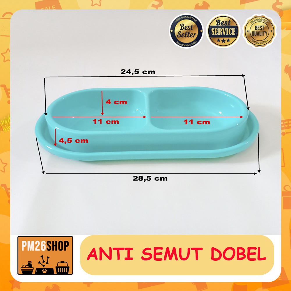 Tempat Makan Hewan Anti Semut Dobel PM774