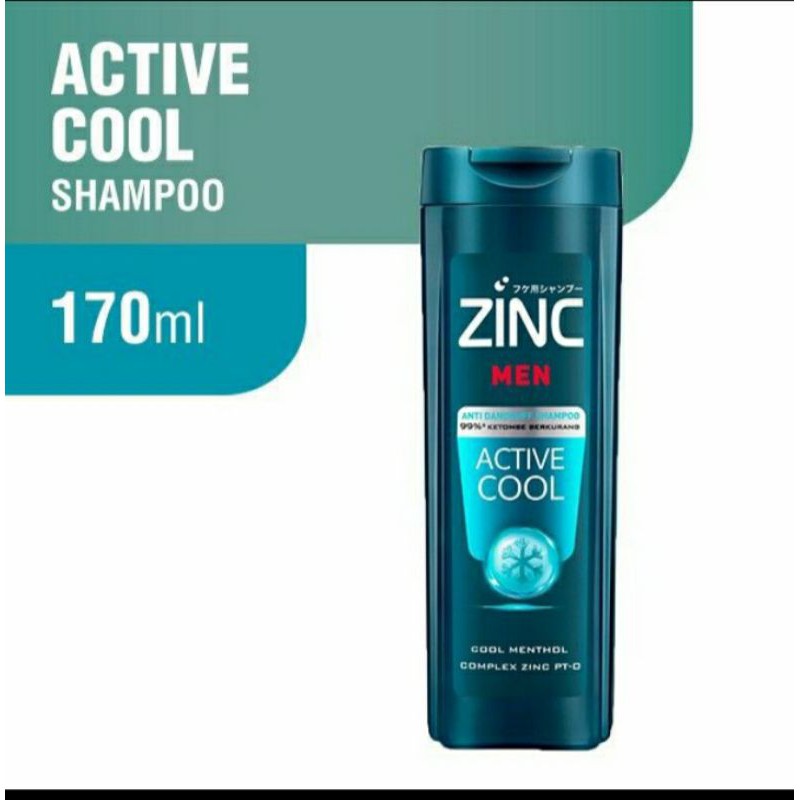 Shampoo zinc men active cool 170ml
