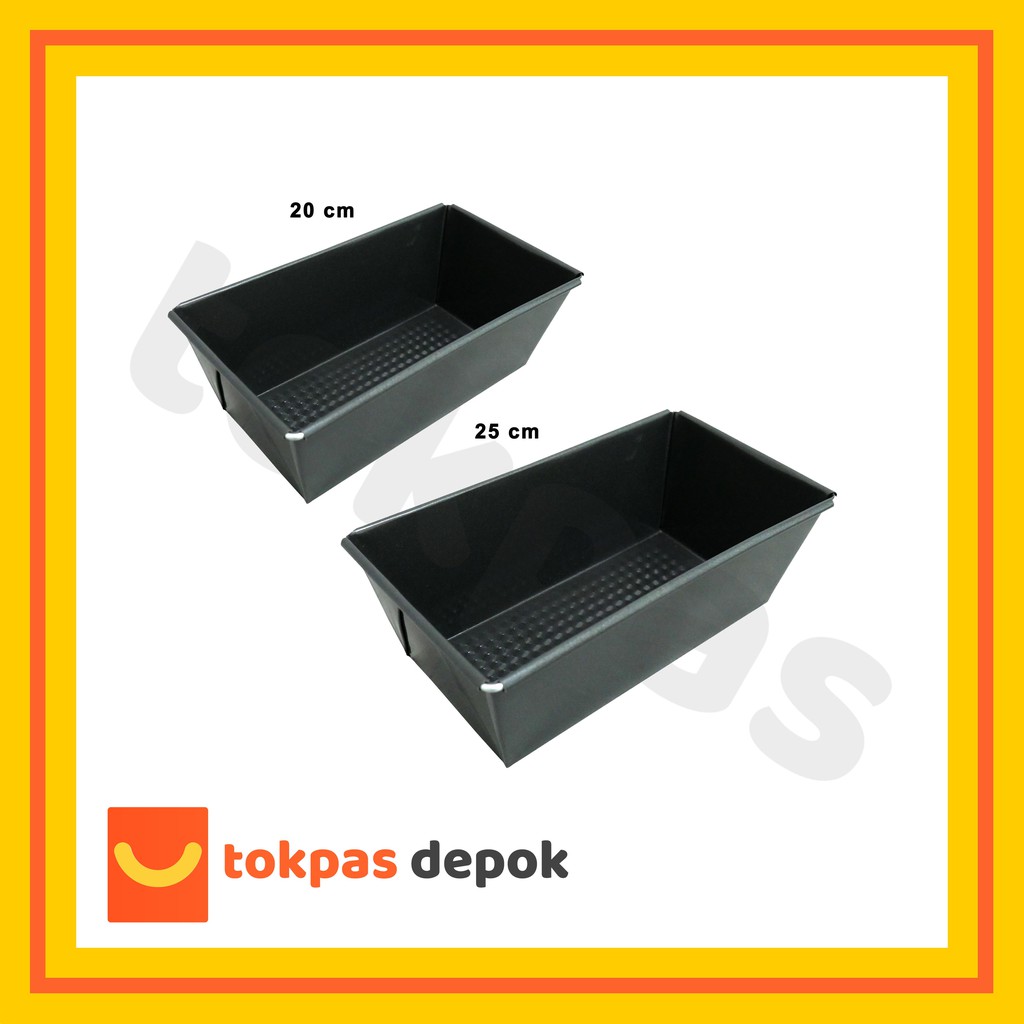 Loyang Roti Tawar Hitam 20 cm dan 25 cm Home Line HL A 055 Loyang Roti Tawar Hitam 20 cm dan 25 cm Home Line HL A 055