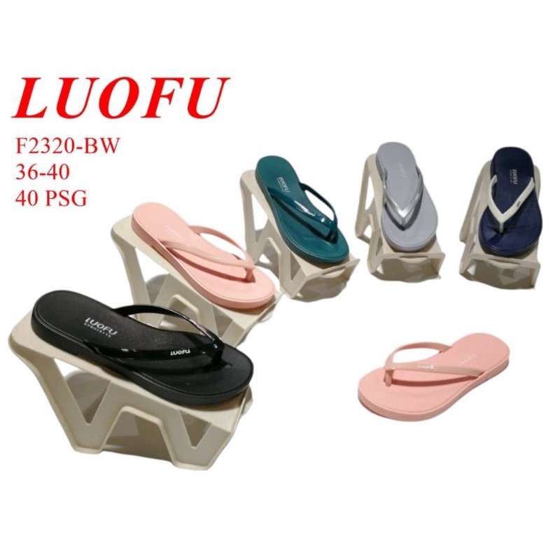 SENDAL JEPIT KARET WANITA LUOFU TERBARU,SANDAL JELLY PEREMPUAN NYAMAN,LUOFU F2320-B, WEGJES JEPIT KARET PEREMPUAN.