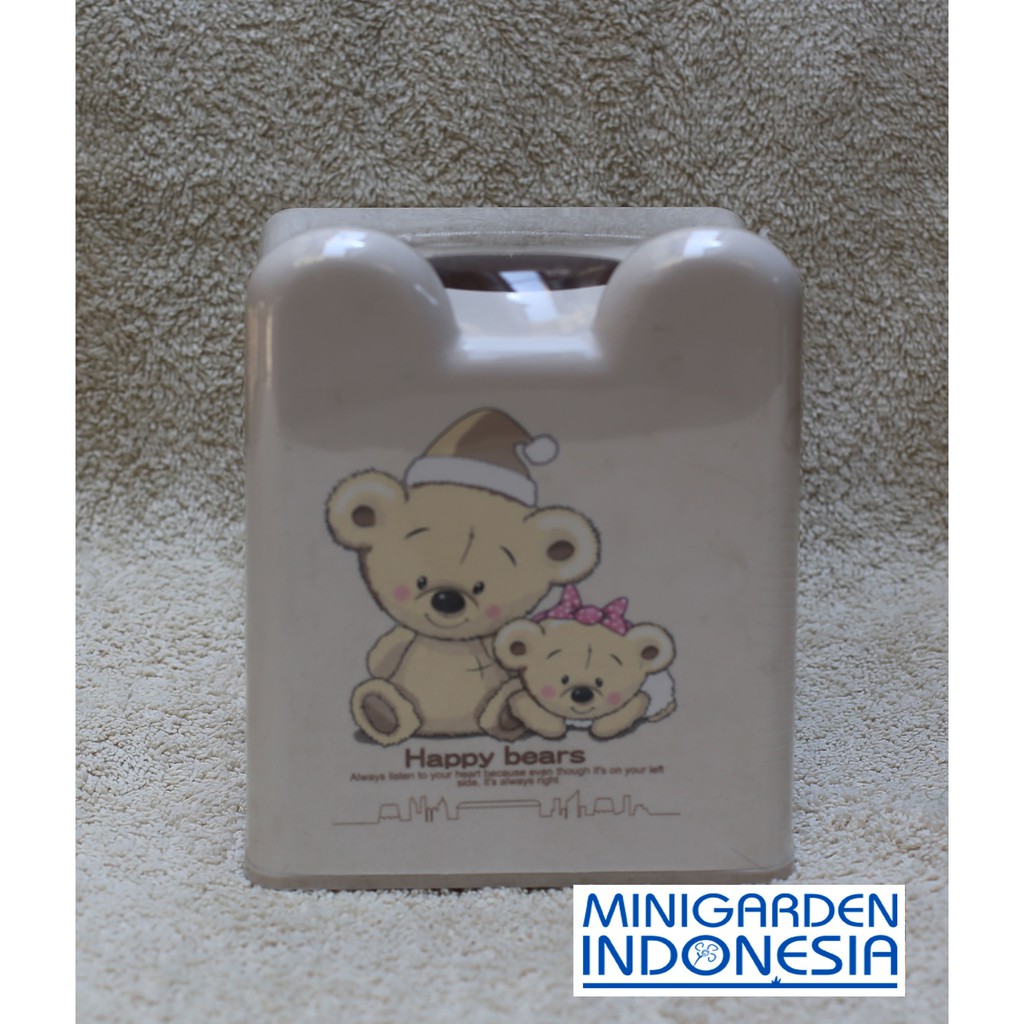 Tempat Tissue / Tissu Seri Happy Bears Kotak MGI KADO 120 u rumah makan / office dll