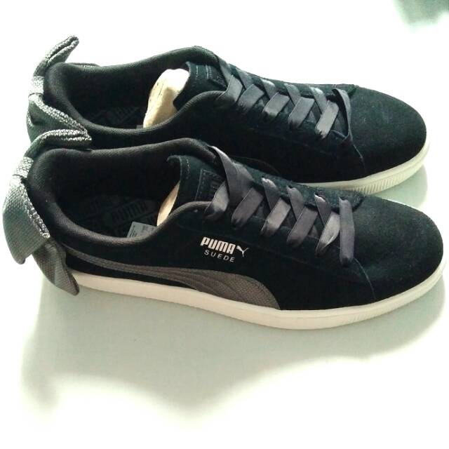 puma suede bow hexamesh
