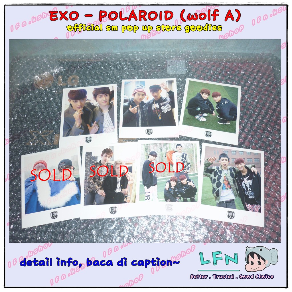 EXO - POLAROID 'WOLF ERA' ( A ver )